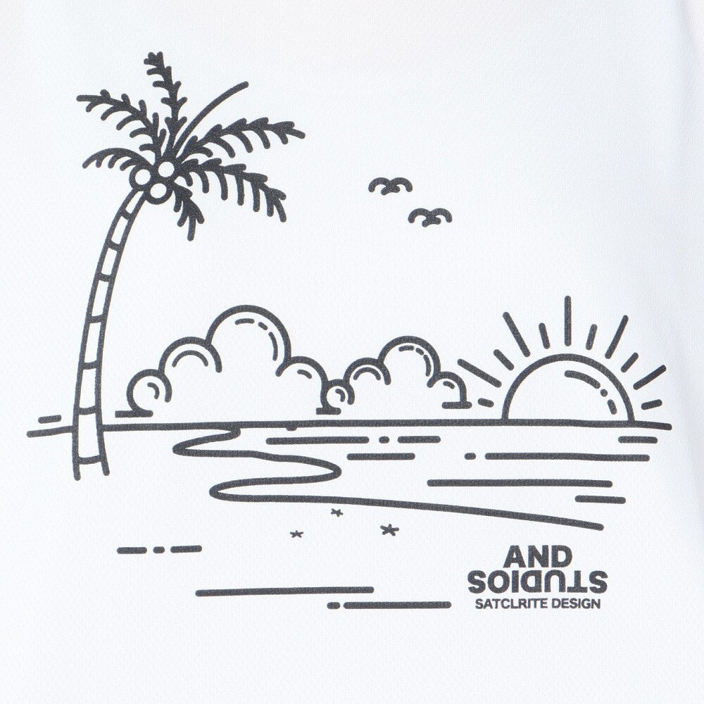 スコープ ドッグ 236（SCOPEDOG236）（レディース）ラッシュガード BEACH CRUISER 半袖Tシャツ ASBCTS2W-WHT