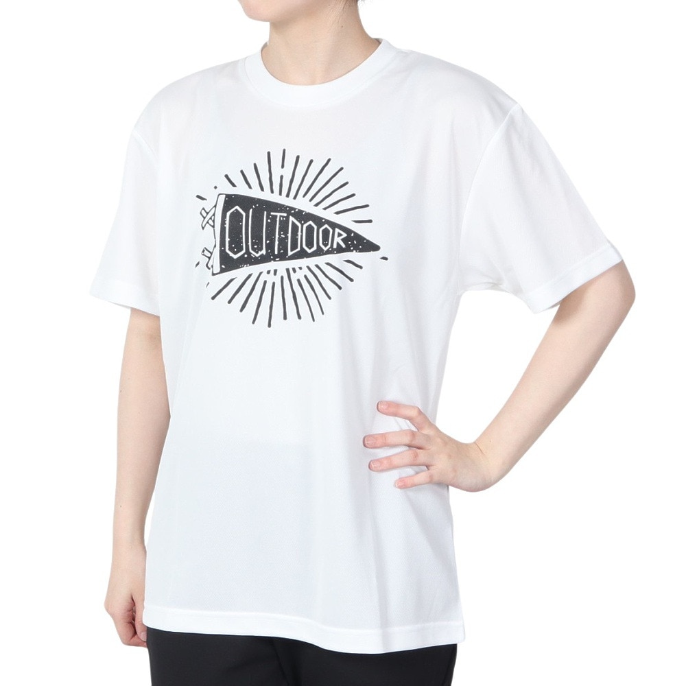 スコープ ドッグ 236（SCOPEDOG236）（レディース）ラッシュガード OUT CRUISER 半袖Tシャツ ASOCTFW-WHT