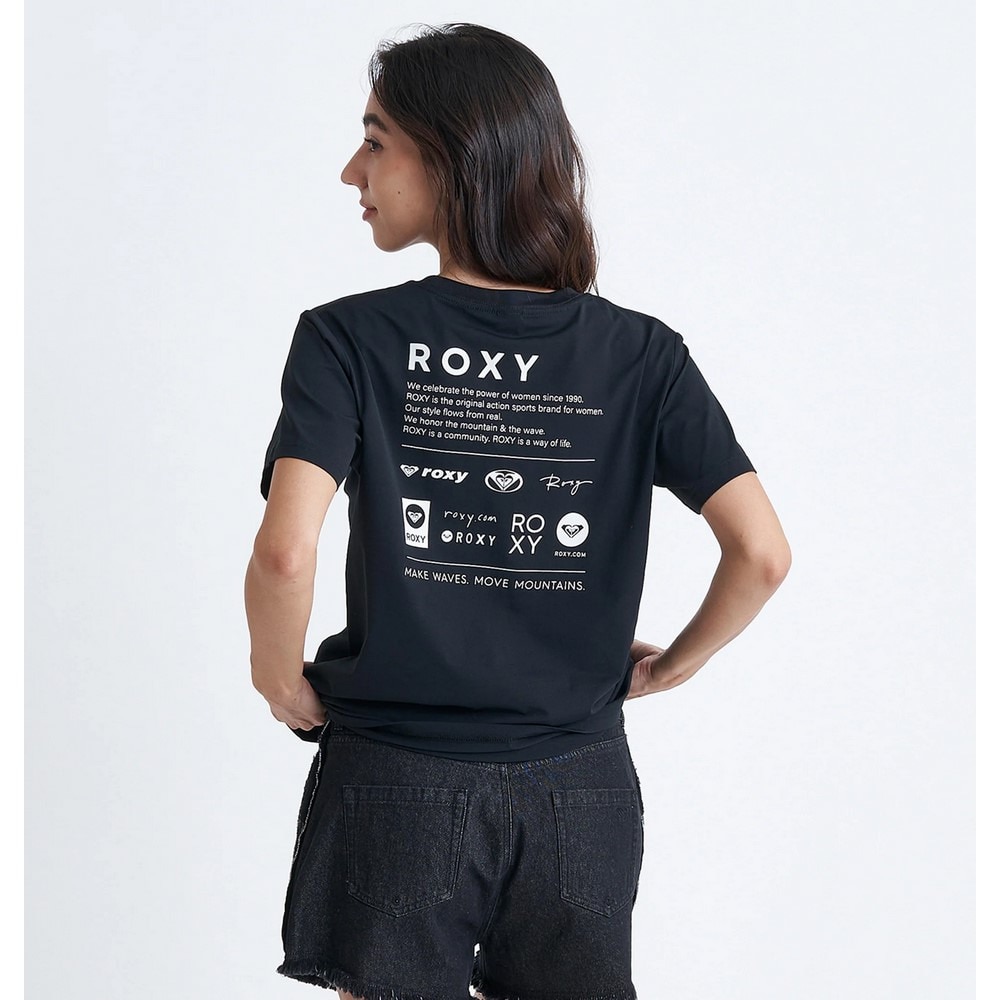 ロキシー（ROXY）（レディース）ラッシュガード 半袖 Tシャツ HISTORIA DEL LOGO 24SURLY242018BBK