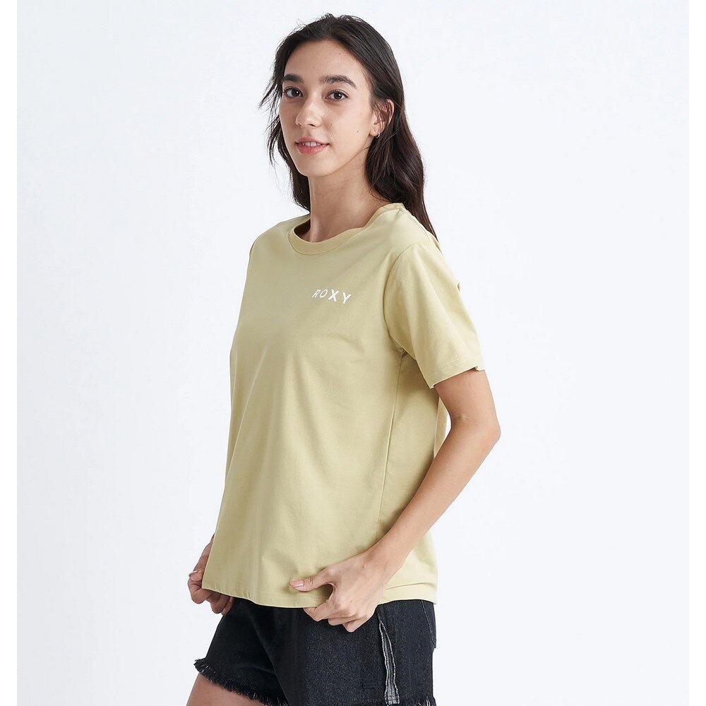 ロキシー（ROXY）（レディース）ラッシュガード 半袖 Tシャツ HISTORIA DEL LOGO 24SURLY242018BEG