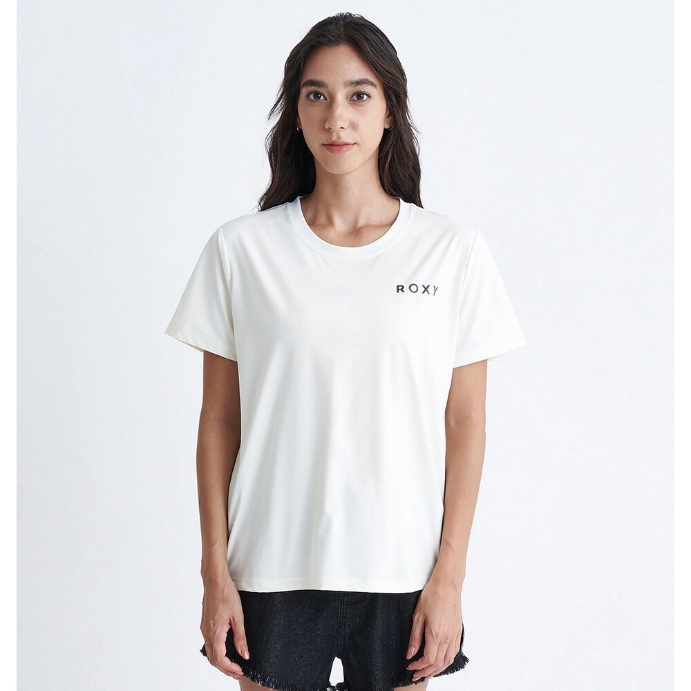 ロキシー（ROXY）（レディース）ラッシュガード 半袖 Tシャツ HISTORIA DEL LOGO 24SURLY242018OWT