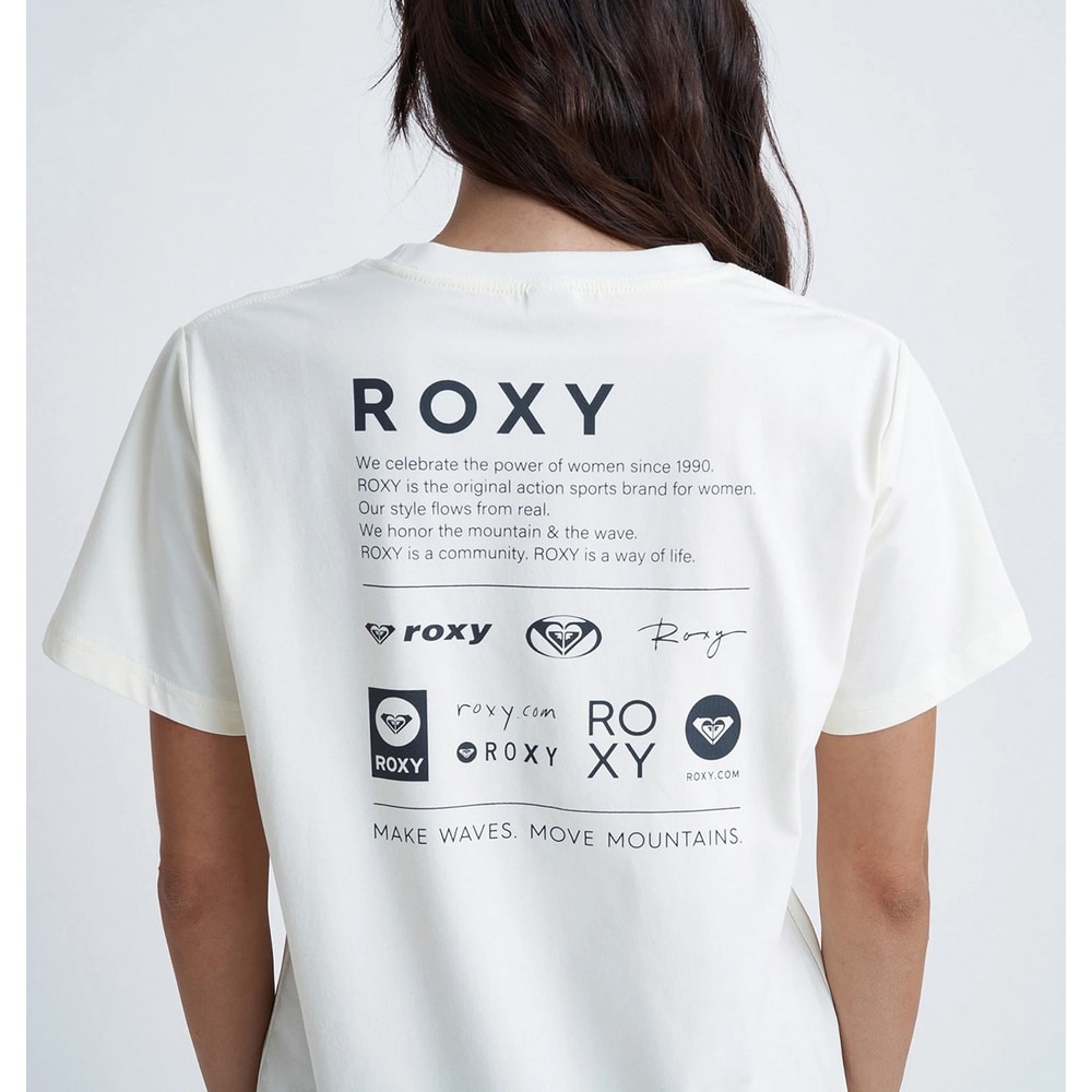 ロキシー（ROXY）（レディース）ラッシュガード 半袖 Tシャツ HISTORIA DEL LOGO 24SURLY242018OWT
