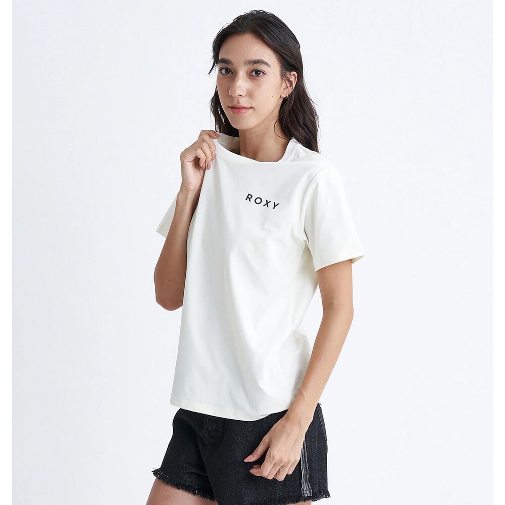 ロキシー（ROXY）（レディース）ラッシュガード 半袖 Tシャツ HISTORIA DEL LOGO 24SURLY242018OWT