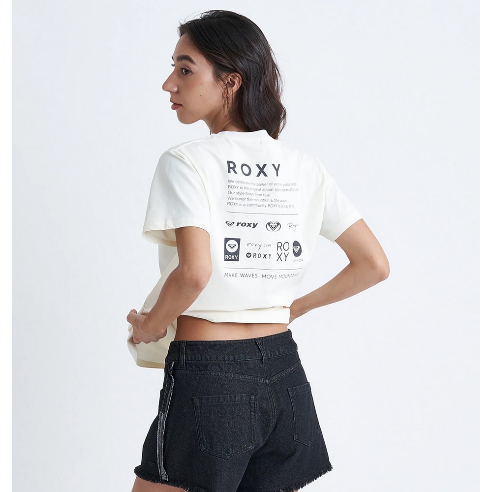 ロキシー（ROXY）（レディース）ラッシュガード 半袖 Tシャツ HISTORIA DEL LOGO 24SURLY242018OWT