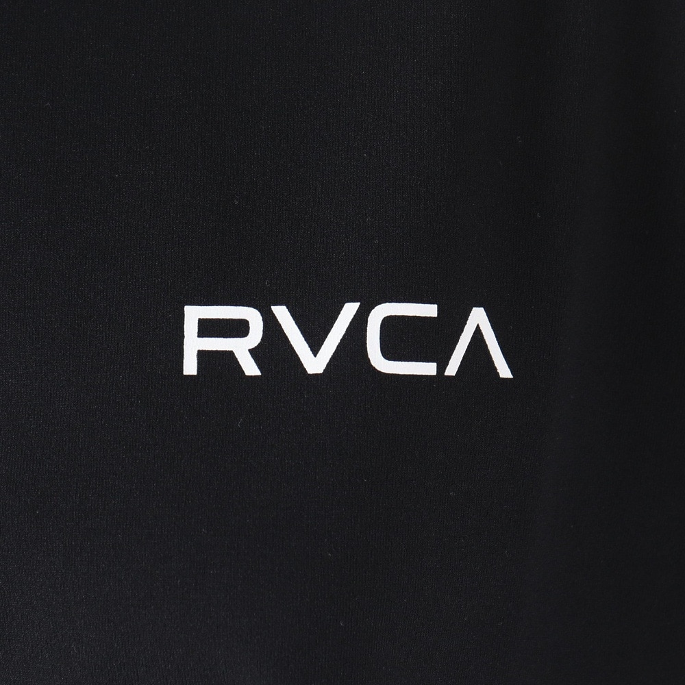 ルーカ（RVCA）（レディース）ラッシュガード 半袖 サーフ クロップド Tシャツ BE04C850 BLK