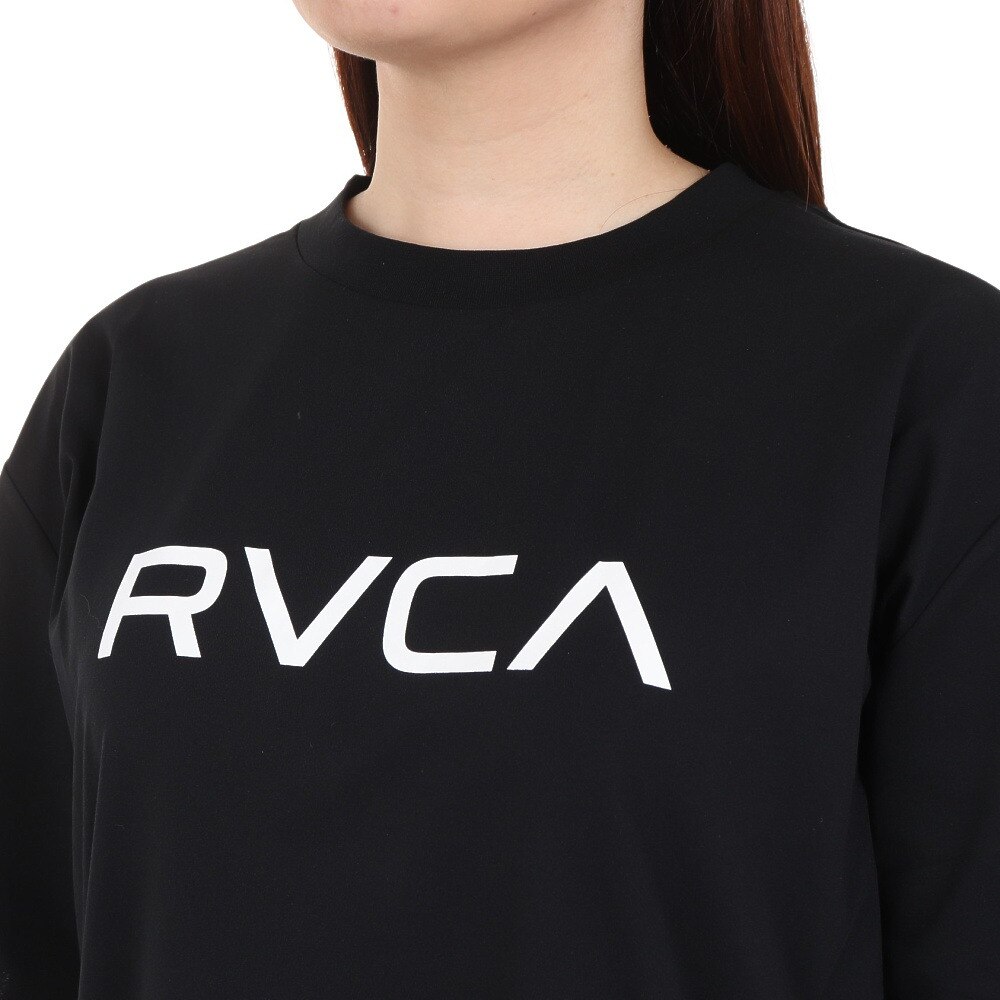 ルーカ（RVCA）（レディース）ラッシュガード 半袖 RG ショートスリーブ Tシャツ BE04C855 BLK