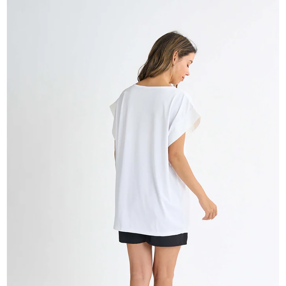 ロキシー（ROXY）（レディース）ラッシュガード 半袖 GRAN CANARIA ノースリーブラッシュTシャツ 25SPRLY251053WHT
