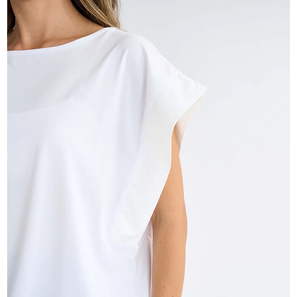 ロキシー（ROXY）（レディース）ラッシュガード 半袖 GRAN CANARIA ノースリーブラッシュTシャツ 25SPRLY251053WHT