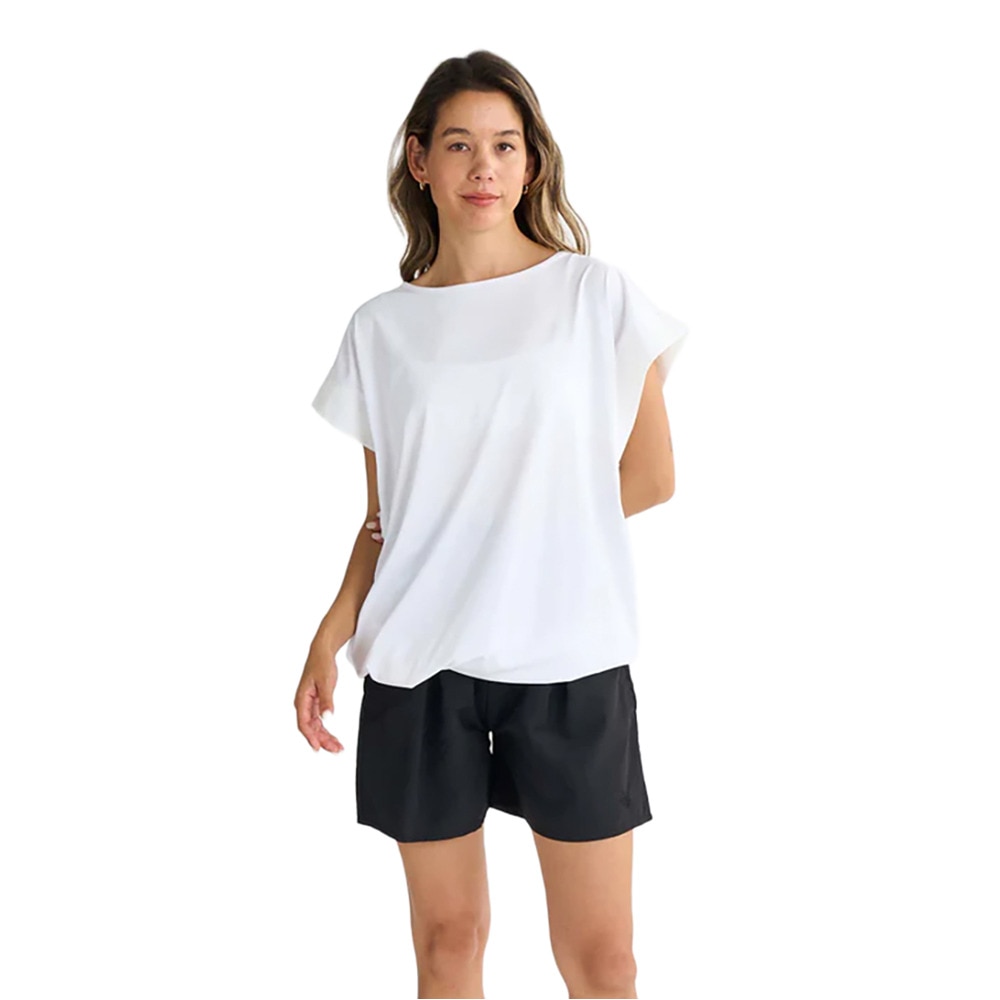 ロキシー（ROXY）（レディース）ラッシュガード 半袖 GRAN CANARIA ノースリーブラッシュTシャツ 25SPRLY251053WHT