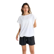 (レディース)ラッシュガード 半袖 GRAN CANARIA ノースリーブラッシュTシャツ 25SPRLY251053WHT