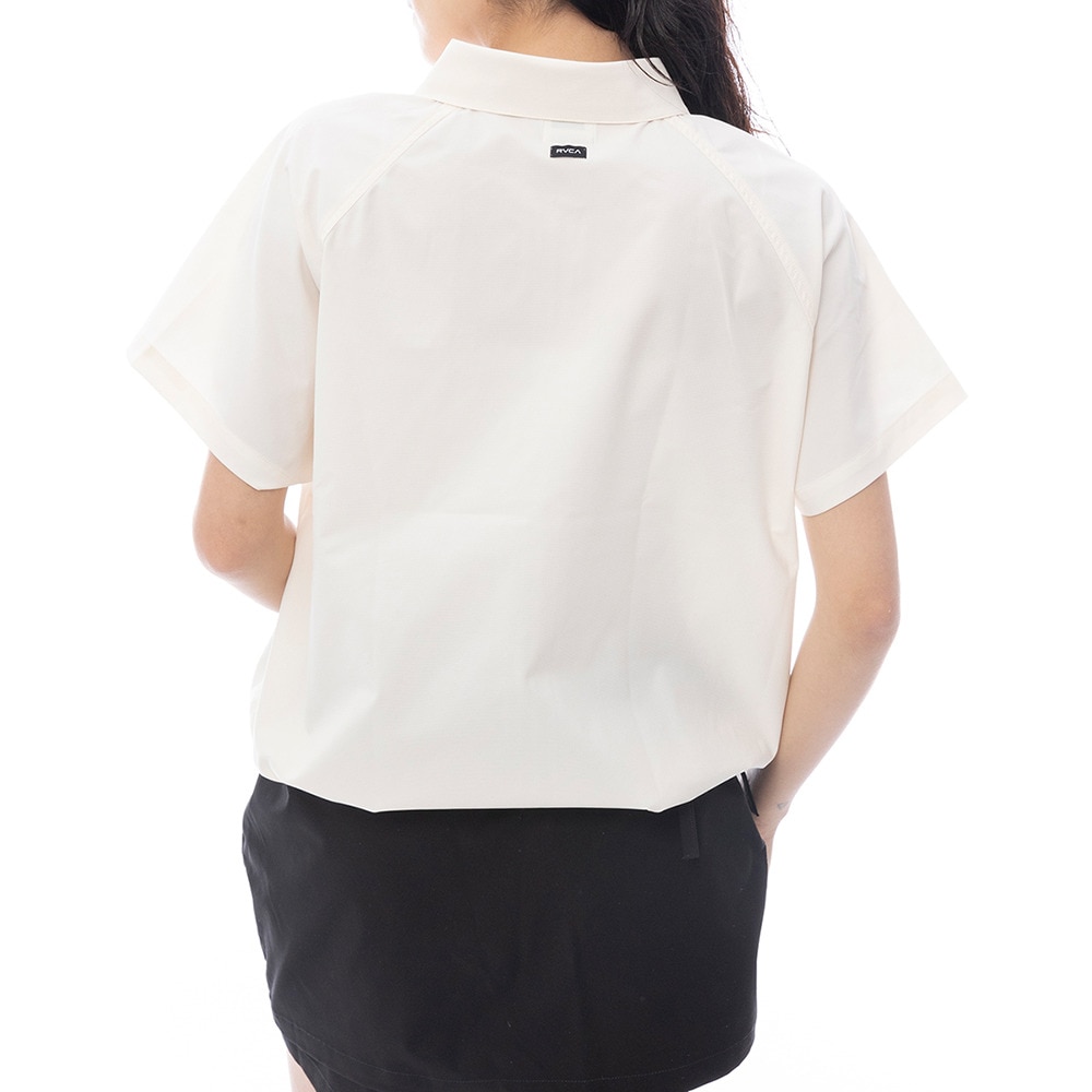 ルーカ（RVCA）（レディース）MINI RVCA UTILITY SS SHIRTS 半袖シャツ BF043853 WHT