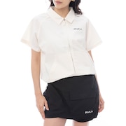 (レディース)MINI RVCA UTILITY SS SHIRTS 半袖シャツ BF043853 WHT