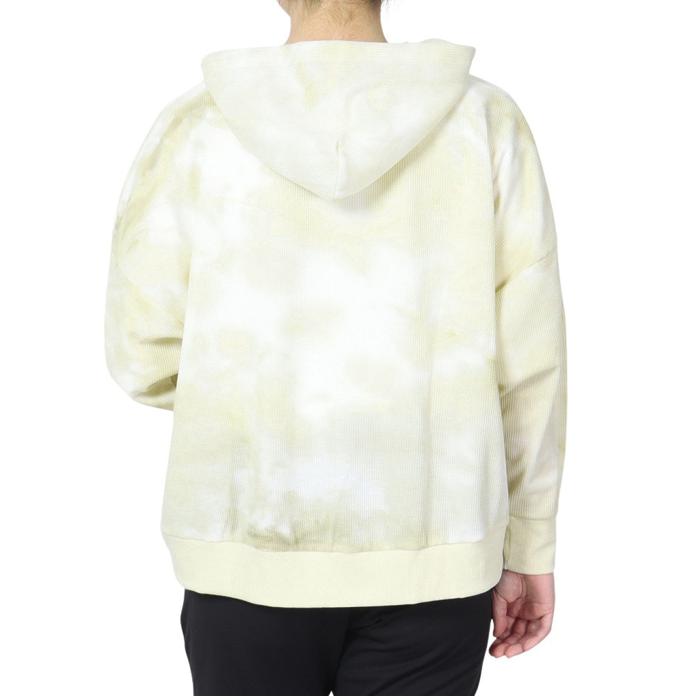 オーシャンパシフィック（Ocean Pacific）（レディース）UVカット 速乾 ワッフルジップ ラッシュガード パーカー 522488BEG ベージュ タイダイ 水陸両用