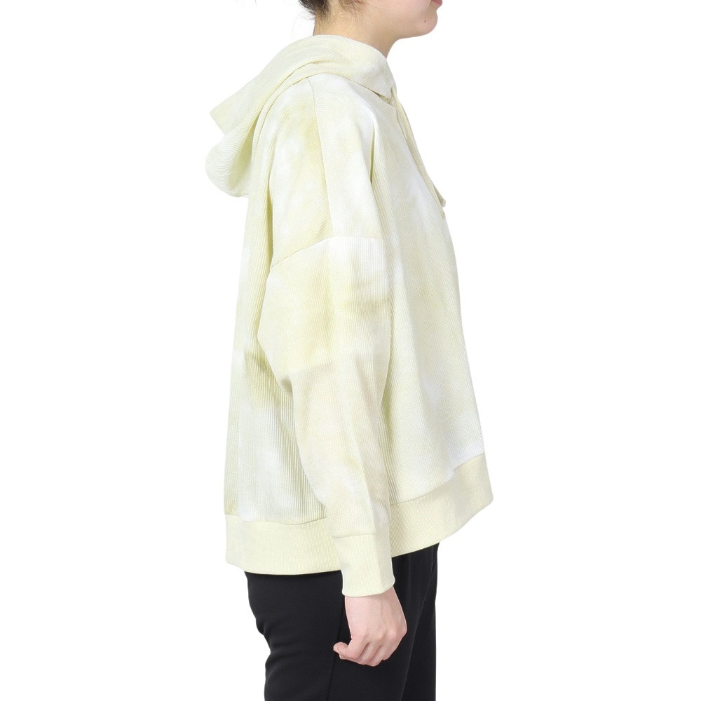 オーシャンパシフィック（Ocean Pacific）（レディース）UVカット 速乾 ワッフルジップ ラッシュガード パーカー 522488BEG ベージュ タイダイ 水陸両用