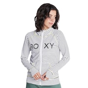 ロキシー（ROXY）（レディース）ラッシュガード 長袖 パーカー UVカット 紫外線対策 吸汗速乾 RASHIE PARKA RLY225054NBO ボーダー