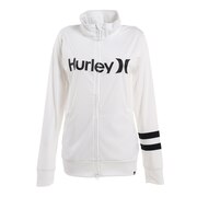 ハーレー（HURLEY）（レディース）ラッシュガード 長袖 パーカー ジップ ハイネック ONE AND ONLY WRG2100002-WHT UVカット 紫外線対策