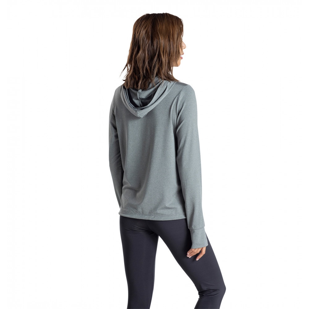 ROXY ラッシュガード 長袖 パーカー グレー M