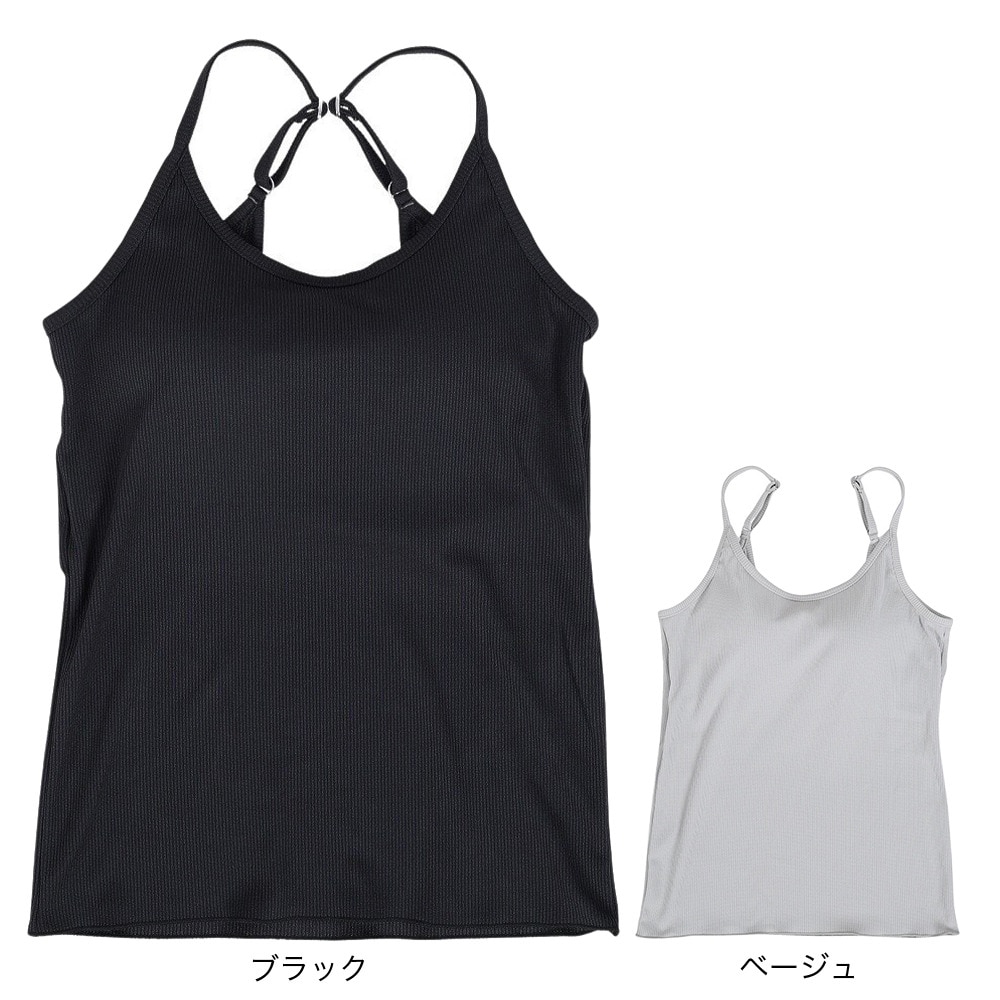 オーシャンパシフィック（Ocean Pacific）（レディース）水着 キャミソール バック開きキャミソール カップ付 水陸両用 523478BEG ベージュ