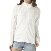 オーシャンパシフィック（Ocean Pacific）（レディース）ラッシュガード 鹿の子ラッシュパーカー UVカット 耐塩素 523490IVO 長袖