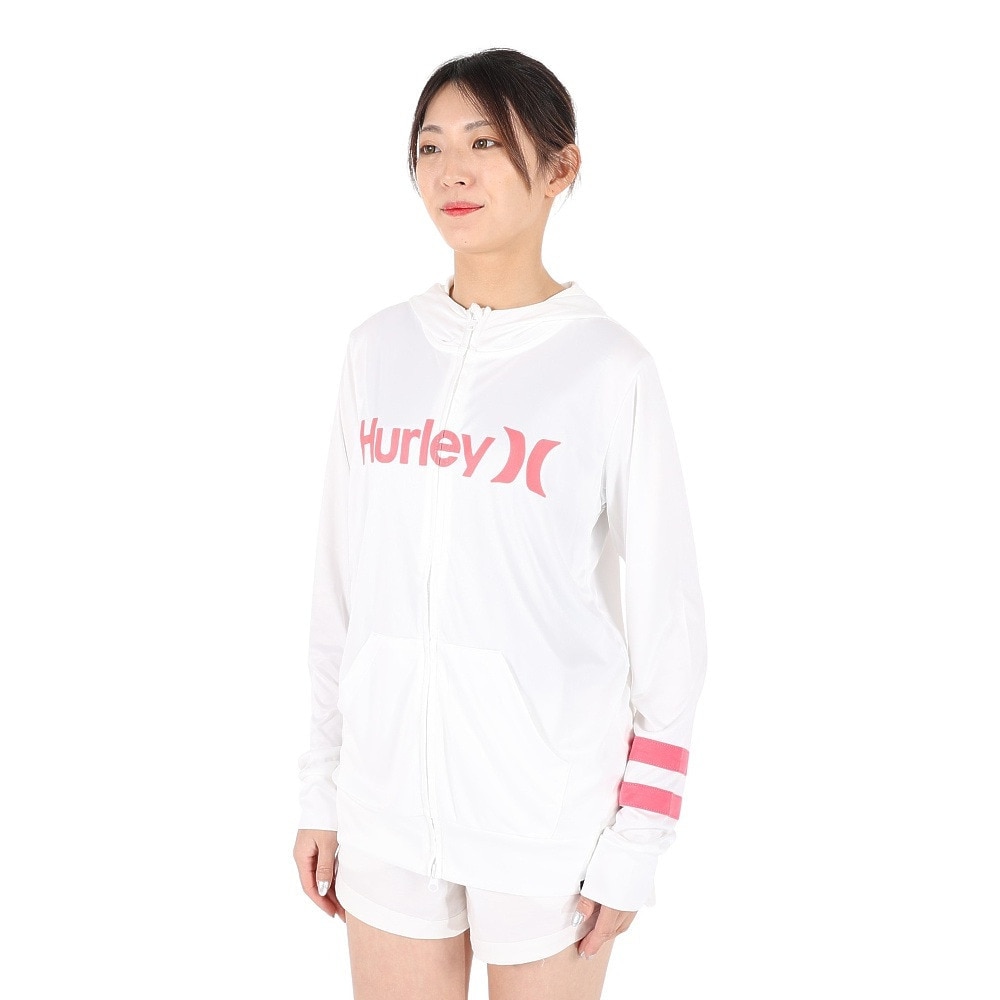 n[[bVK[h  p[J[ RASH ZIP HOODIE ONE&ONLY 22 WRG2100001-WHCK zCg UVJbg UPF50+ pl114V[Y