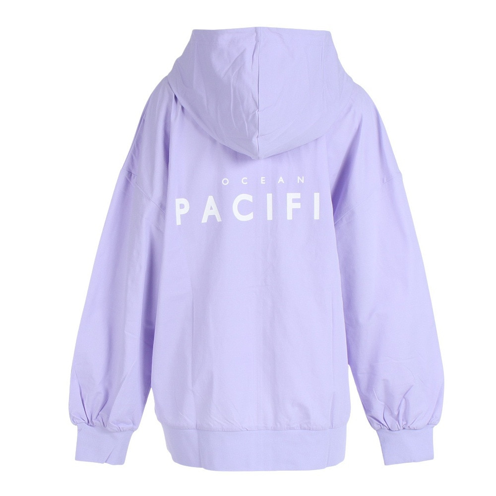 オーシャンパシフィック（Ocean Pacific）（レディース）ラッシュガード 長袖 パーカー UVカット 紫外線対策 水陸両用 ラベンダー 522486LAV