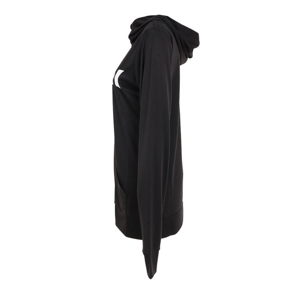 ハーレー（HURLEY）（レディース）UPF50+ 速乾 軽量 ストレッチ フルジップ パーカー ラッシュ RASH ONE AND ONLY WRG2320015-BLK