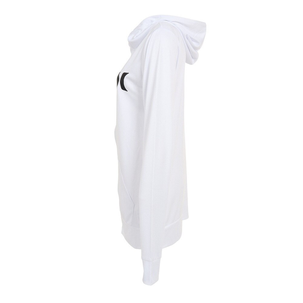 ハーレー（HURLEY）（レディース）UPF50+ 速乾 軽量 ストレッチ フルジップ パーカー ラッシュ RASH ONE AND ONLY WRG2320015-WHT