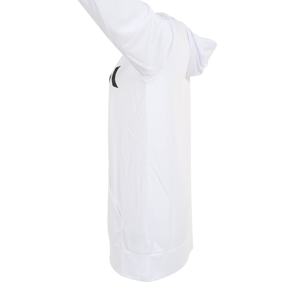 ハーレー（HURLEY）（レディース）UPF50+ 速乾 軽量 ストレッチ フルジップ パーカー ラッシュ RASH ONE AND ONLY WRG2320015-WHT