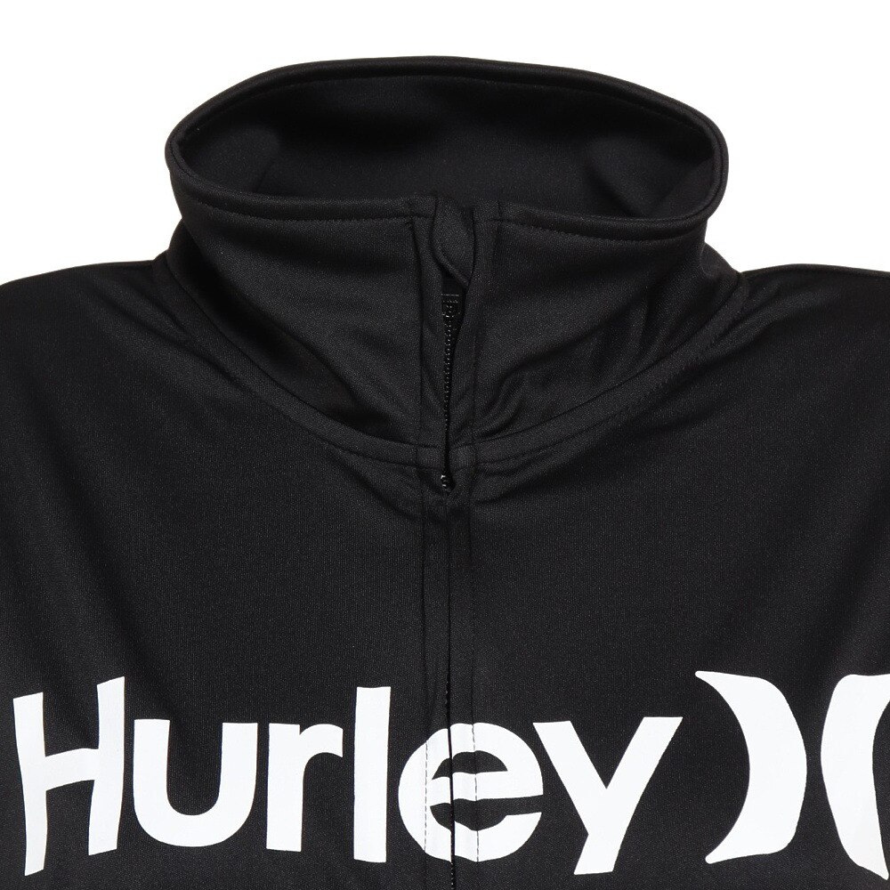 ハーレー（HURLEY）（レディース）ラッシュガード 長袖 フルジップジャケット UVカット UPF50+ 紫外線対策 WRG2320016-BLK