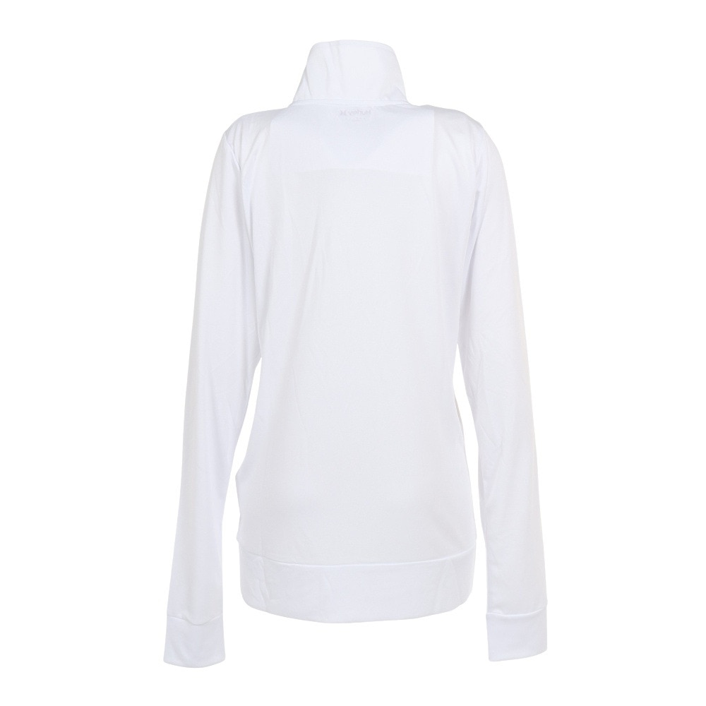 ハーレー（HURLEY）（レディース）ラッシュガード フルジップ ジャージ 長袖 UVカット UPF50+ 紫外線対策 ASH ONE AND ONLY WRG2320016-WHT