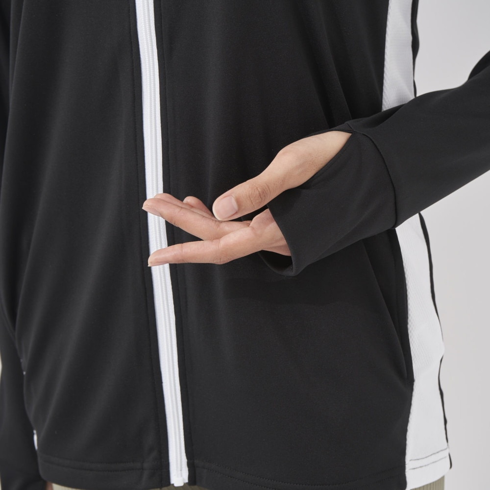 フィラ（FILA）（レディース）ラッシュガード 長袖 スムースUVウェア 脇メッシュ 324671-BK 接触冷感