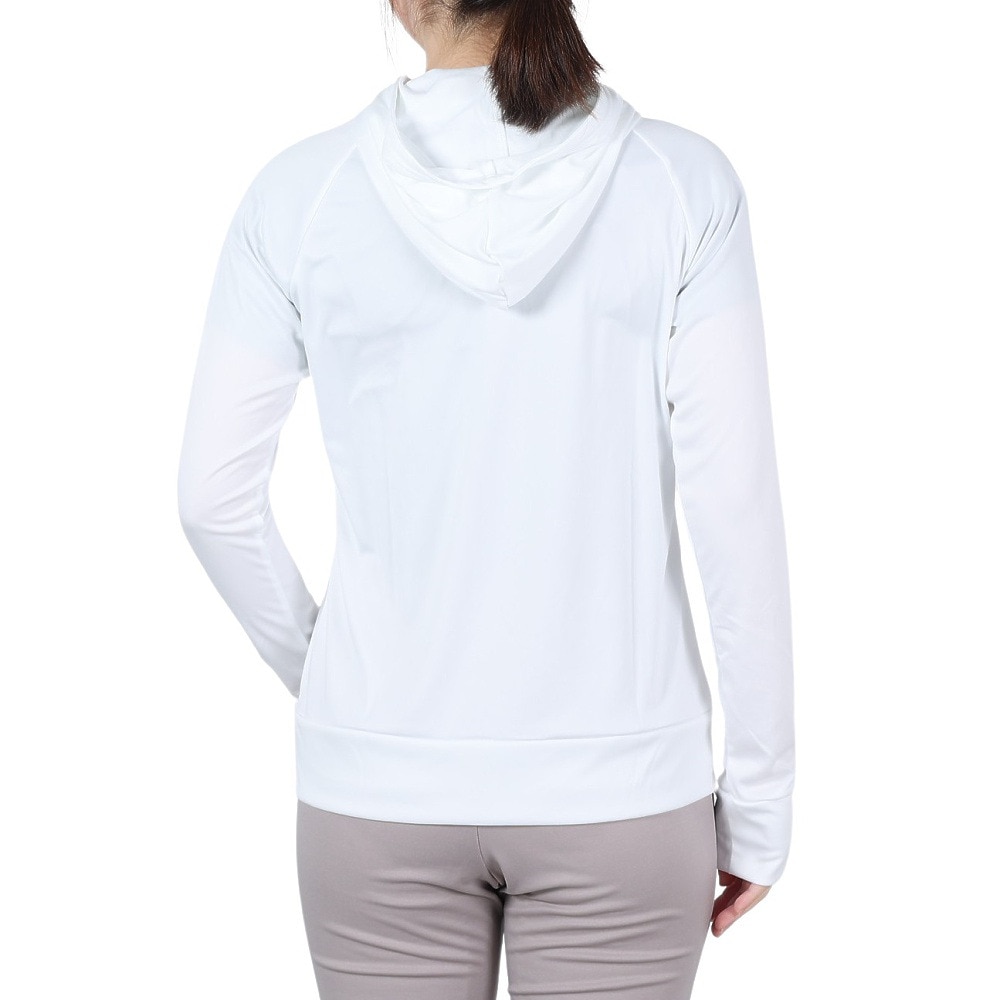 オーシャンパシフィック（Ocean Pacific）（レディース）ラッシュガード 長袖 UVパーカー 523489WHT