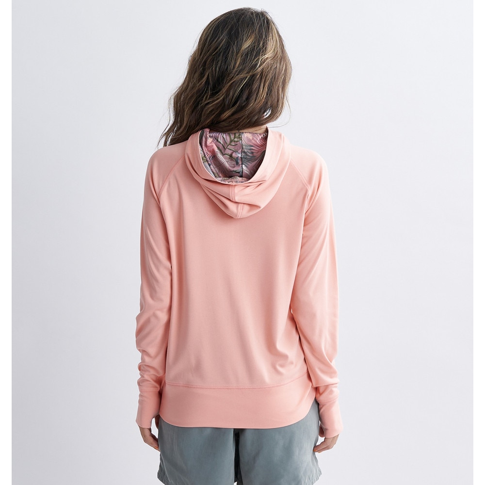 ロキシー（ROXY）（レディース）ラッシュガード 長袖 SIMPLY BOTANICAL ロゴ パーカー 24SPRLY241027APR