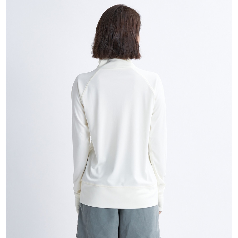 ロキシー（ROXY）（レディース）ラッシュガード 長袖 SIMPLY BOTANICAL ロゴ スタンド 24SPRLY241028OWT