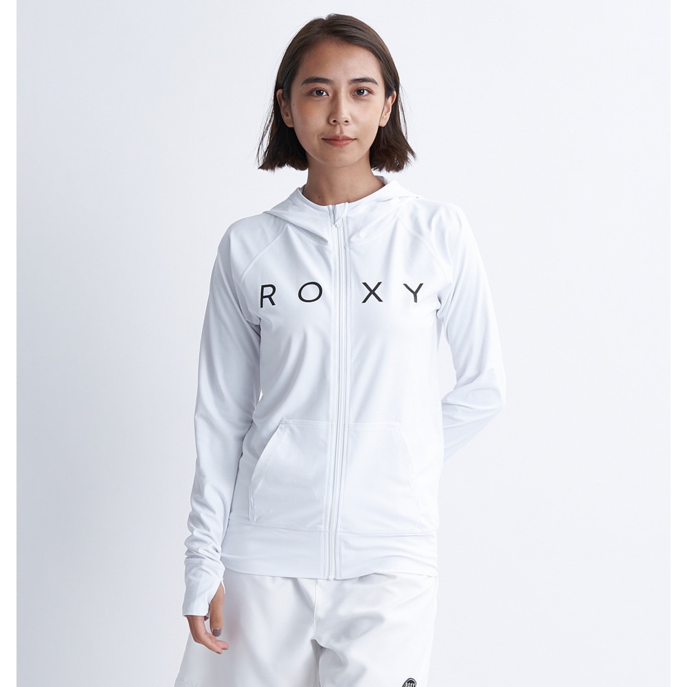 ロキシー（ROXY）（レディース）ラッシュガード 長袖 RASHIE パーカー 24SPRLY245033WHT
