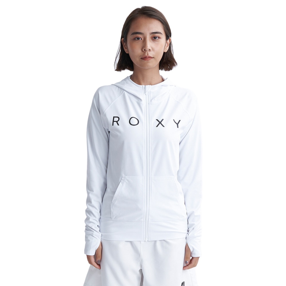 ロキシー（ROXY）（レディース）ラッシュガード 長袖 RASHIE パーカー 24SPRLY245033WHT