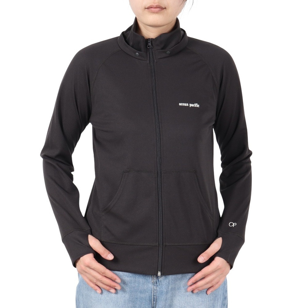 オーシャンパシフィック（Ocean Pacific）（レディース）長袖 2way ジップラッシュガード 524471CGY