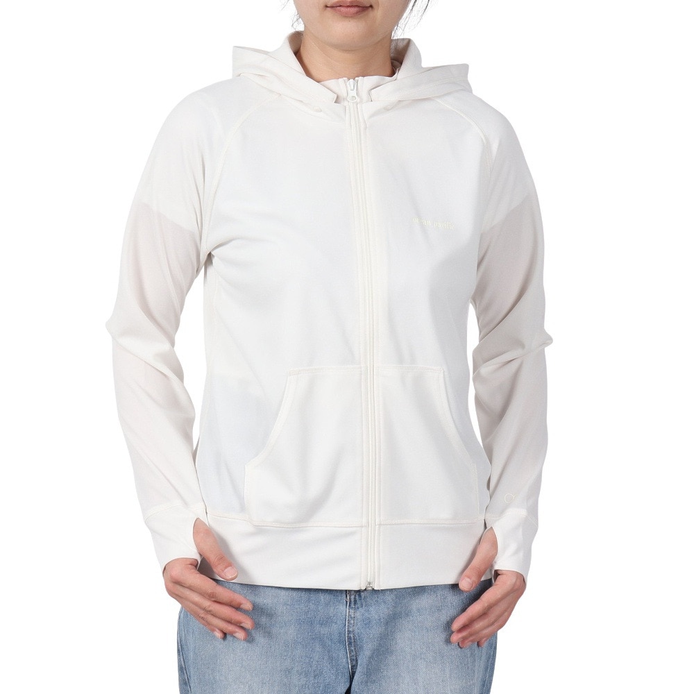 オーシャンパシフィック（Ocean Pacific）（レディース）長袖 2way ジップラッシュガード 524471IVO
