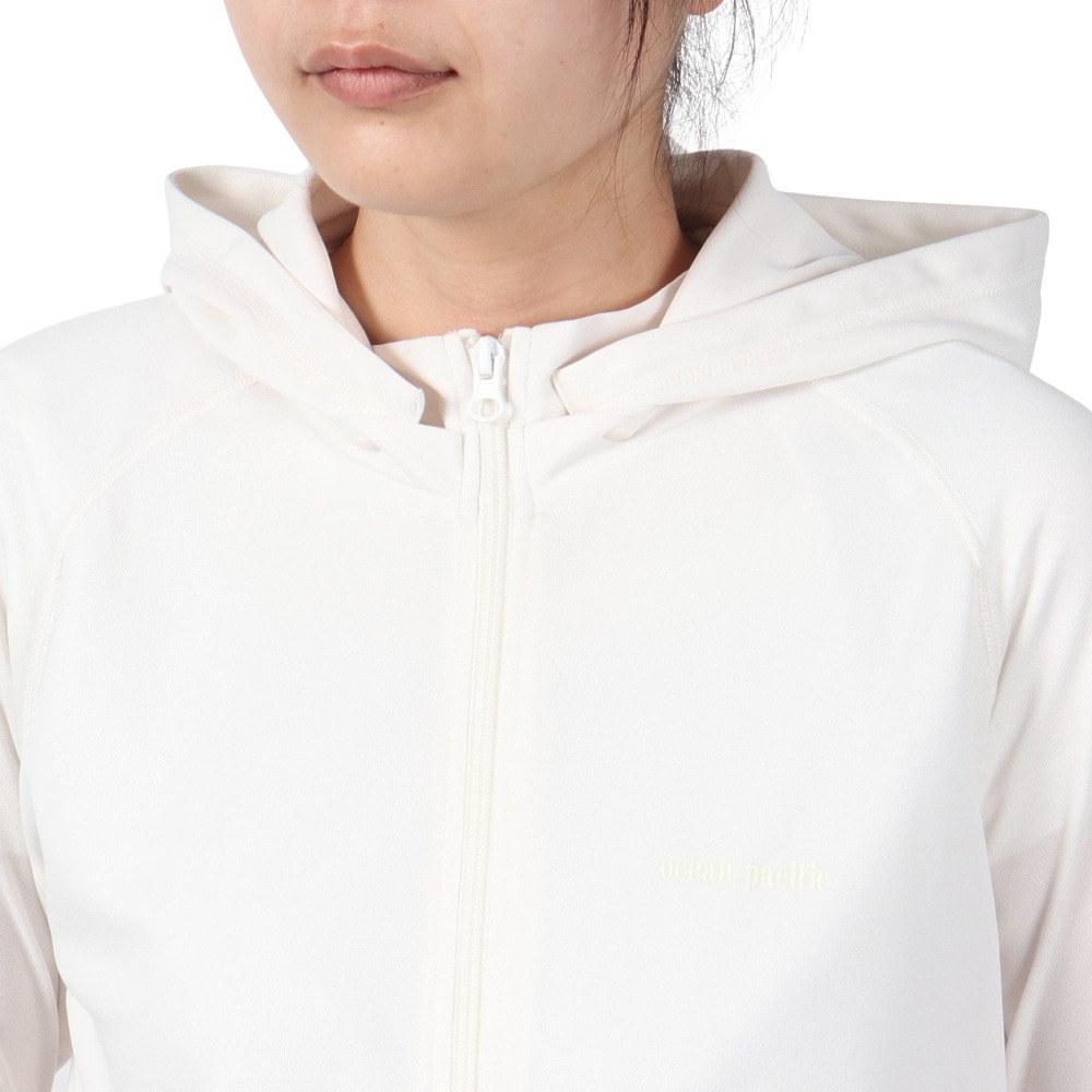 オーシャンパシフィック（Ocean Pacific）（レディース）長袖 2way ジップラッシュガード 524471IVO
