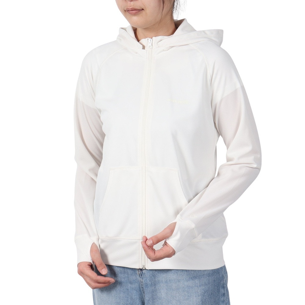 オーシャンパシフィック（Ocean Pacific）（レディース）長袖 2way ジップラッシュガード 524471IVO