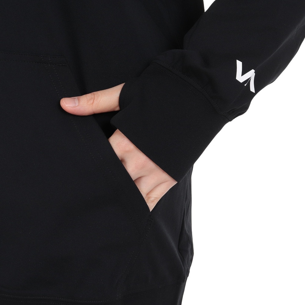 ルーカ（RVCA）（レディース）ラッシュガード 長袖 ジップ フーディ BE04C852 BLK ブラック UVプロテクション