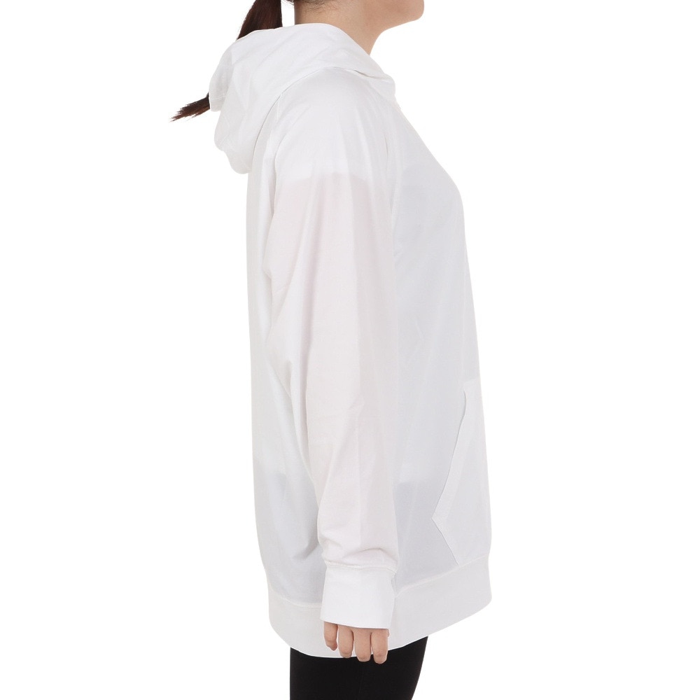 ルーカ（RVCA）（レディース）ラッシュガード 長袖 ジップ フーディ BE04C852 WHT ホワイト UVプロテクション