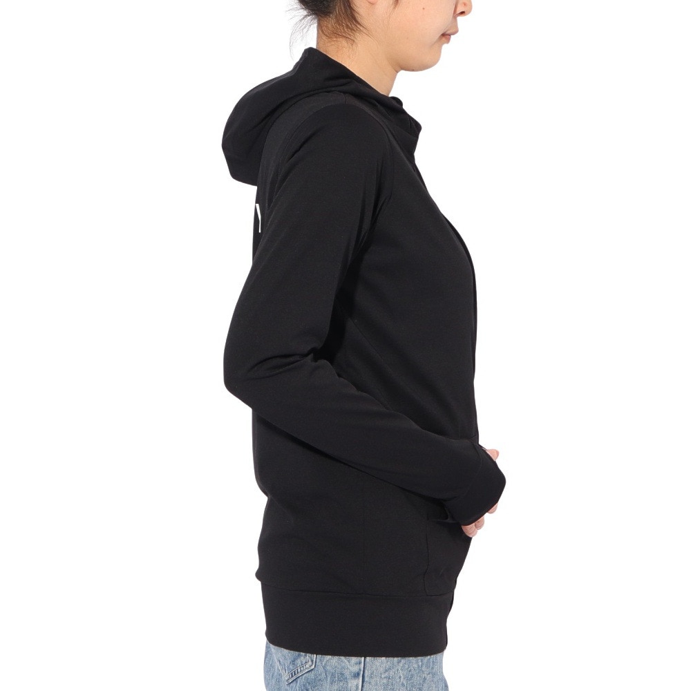 ハーレー（HURLEY）（レディース）ラッシュガード 長袖 ファントム グラフィック フルジップ フーディー 24WRG2320028-BLK