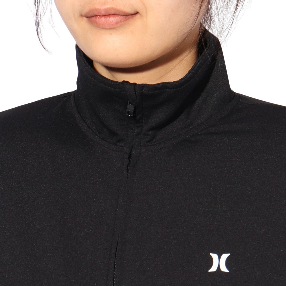 ハーレー（HURLEY）（レディース）ラッシュガード 長袖 ファントム グラフィック ジャケット 24WRG2320029-BLK