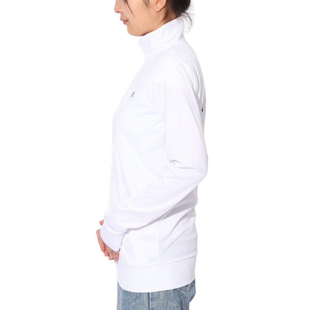 ハーレー（HURLEY）（レディース）ラッシュガード 長袖 ファントム グラフィック ジャケット 24WRG2320029-WHT