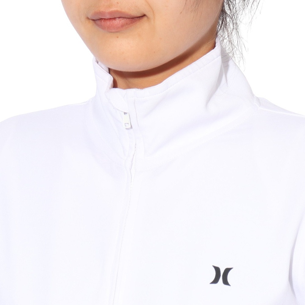 ハーレー（HURLEY）（レディース）ラッシュガード 長袖 ファントム グラフィック ジャケット 24WRG2320029-WHT