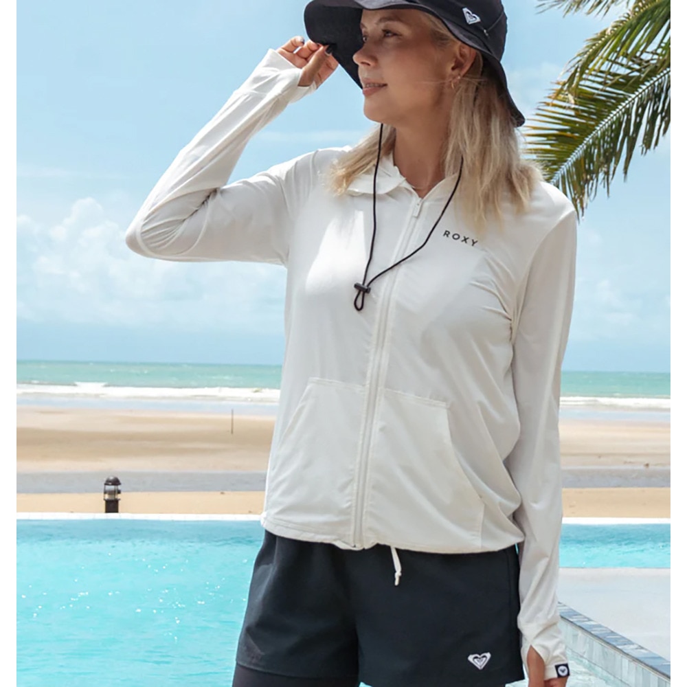 ロキシー（ROXY）（レディース）ラッシュガード 長袖 AURORA ラッシュガード 25SPRLY251029WHT