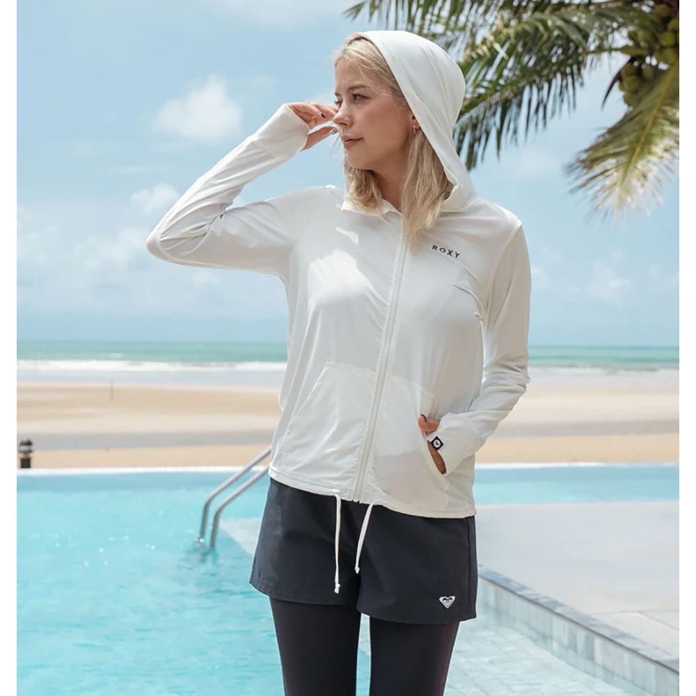 ロキシー（ROXY）（レディース）ラッシュガード 長袖 AURORA ラッシュガード 25SPRLY251029WHT