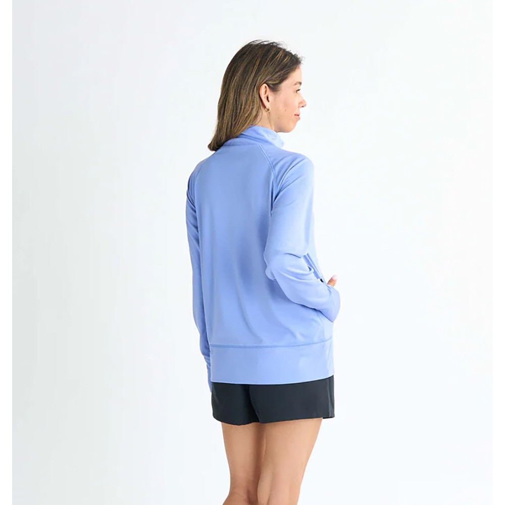ロキシー（ROXY）（レディース）ラッシュガード 長袖 ARTSY FLORAL LOGO STAND ラッシュガード 25SPRLY251042BLU