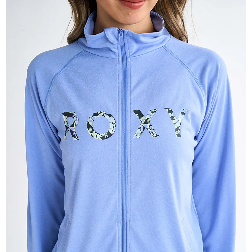 ロキシー（ROXY）（レディース）ラッシュガード 長袖 ARTSY FLORAL LOGO STAND ラッシュガード 25SPRLY251042BLU